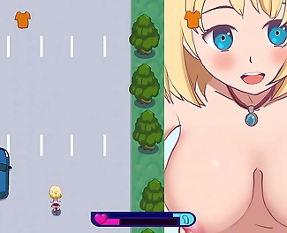 JAV Enchantress Gets Wet and Wild with Hentai Sex Game on a Bouncing Bike Ride through Bustling City!