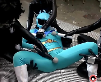 Getting Luscious with Japanese Porn Babe in Blue Space Uniform: Group Sex with Sex Toys Goes Wild!