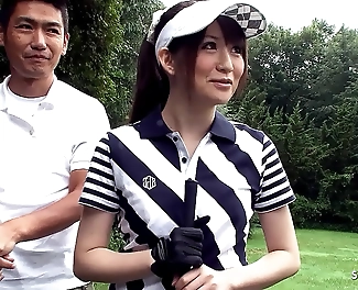 Japanese Teen Blown to Orgasm by Golf Teacher and His Pals: Guaranteed to Make Your Day