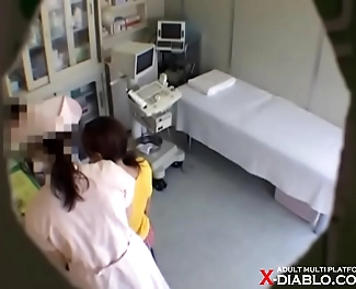 Get Your Jollies off with 25-year-old OL Sayuris Hidden Clinic Checkup for Constipation Relief