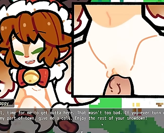 JAV Porn Play - Hentai Game Poppy from LOL Covered in Hot Cum for Christmas