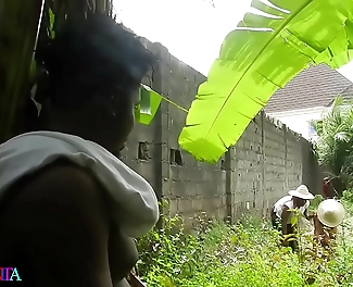 JAV Slut Gets Plowed by Luscious Farmers: Enchantress Lost Her Cherry in the Rural Fields!