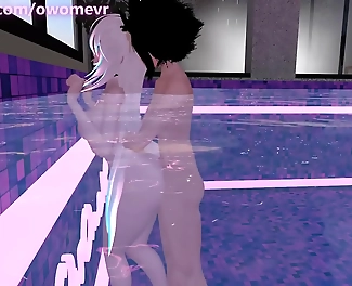 Unleash Your Desires with This Luscious Sluts Wet Pounding Session in the Pool