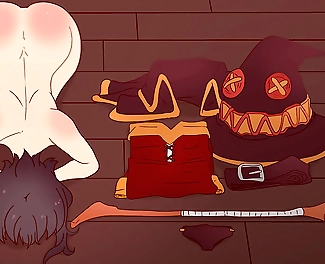 JAV MILF Megumin Naked with Black Man Fucking Her Releases Gods Blessing on This Wonderful World Hentai Cartoon Parody KonoSuba
