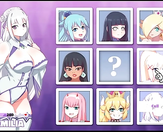JAV Waifu Hub PornPlay Emilia Hentai Game Part 2: Deepthroat Naughty Girl s Not-So-Innocent Side Revealed