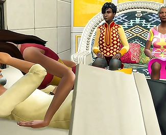 Forbidden Desires: Indian Step Dad Fucks His Step Daughter in Front of Step Mom and Step Son