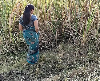 Busty beauty Koyal caught fucking in the garden without a care in the world!