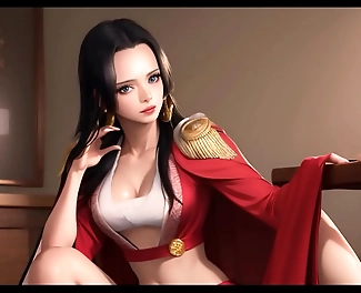 Boa Hancock s Luscious Curves and Alluring Figure in One Piece - JAV Porn Video