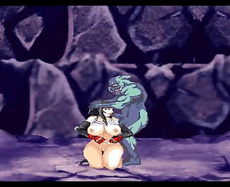 Getting Fucked by Orcs: Tifa from Final Fantasy 7 Gets a Creampie in Hentai Game Parody of Queen Axe Extreme PornPlay